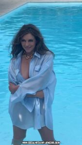 Elizabeth Hurley Caucasian Tweeter Small Ass Green Eyes